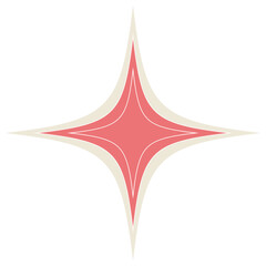 Obraz premium abstract shape groovy decoration