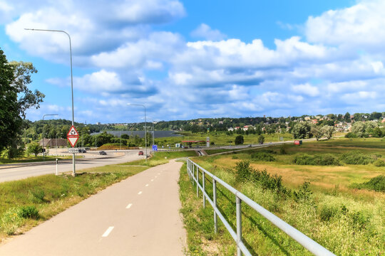 A view of the city of Viljandi in Estonia