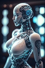 AI Chat Robot, generative artificial intelligence chatbot, Android, NLP, large language model created with generative ai technology