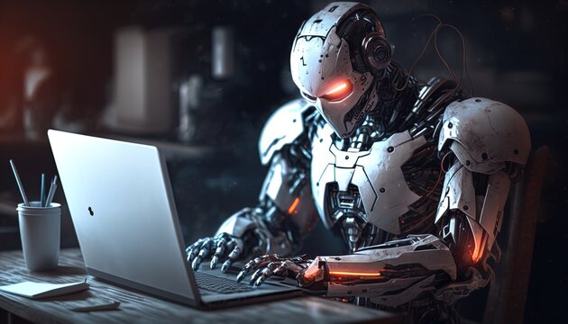 AI Chat Robot, generative artificial intelligence chatbot, Android, NLP, large language model created with generative ai technology