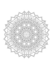 Flower Mandala. Vintage decorative elements. Coloring book page. Mandala patterns. Mandalas for coloring book. Outline Mandala for coloring book. Set Mandalas. Round Ornament Pattern. Mandala. vector