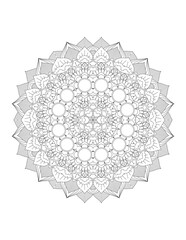 Flower Mandala. Vintage decorative elements. Coloring book page. Mandala patterns. Mandalas for coloring book. Outline Mandala for coloring book. Set Mandalas. Round Ornament Pattern. Mandala. vector