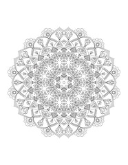Flower Mandala. Vintage decorative elements. Coloring book page. Mandala patterns. Mandalas for coloring book. Outline Mandala for coloring book. Set Mandalas. Round Ornament Pattern. Mandala. vector