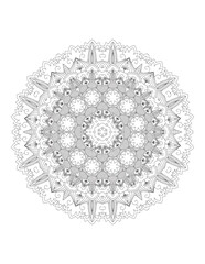 Flower Mandala. Vintage decorative elements. Coloring book page. Mandala patterns. Mandalas for coloring book. Outline Mandala for coloring book. Set Mandalas. Round Ornament Pattern. Mandala. vector