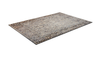 3d render carpet isolated rug broun