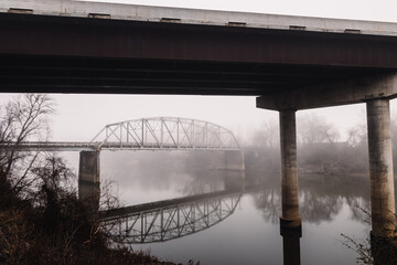 bridge in the morning