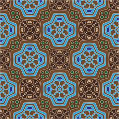 Seamless vector background with repeat pattern.Abstract ethnic rug ornamental seamless pattern.Perfect for fashion, textile design, cute themed fabric, on wall paper, wrapping paper and home decor.