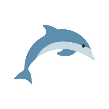 Dolphin icon. sign for mobile concept and web design. vector illustration