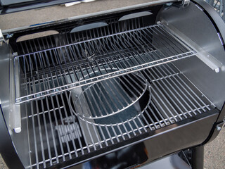 Fragment of a metal brazier with a grill grate