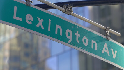 Lexington Avenue in Manhattan New York - travel photography