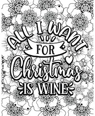 Holiday Quotes coloring page.