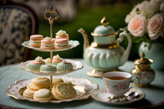Afternoon Tea Tray Images – Browse 3,169 Stock Photos, Vectors