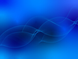 Abstract Nice Wave lines and blue color background.