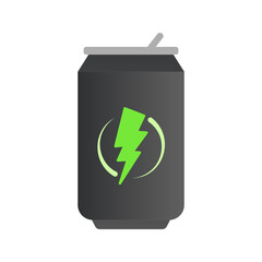 energy drink can icon. sign for mobile concept and web design. vector illustration