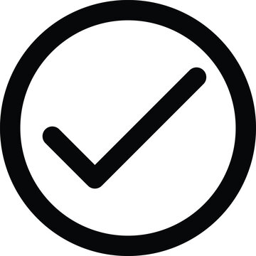 White Check Mark Circle - Check Mark Png White, Transparent Png