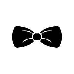 Bow tie icon. Classic necktie with bow knot. Vector Illustration