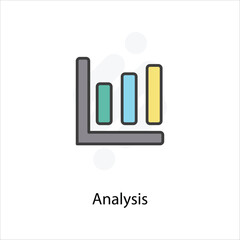 Analysis icon vector stock