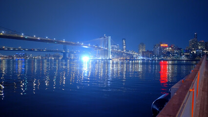 Brooklyn Bridge at night - travel photography