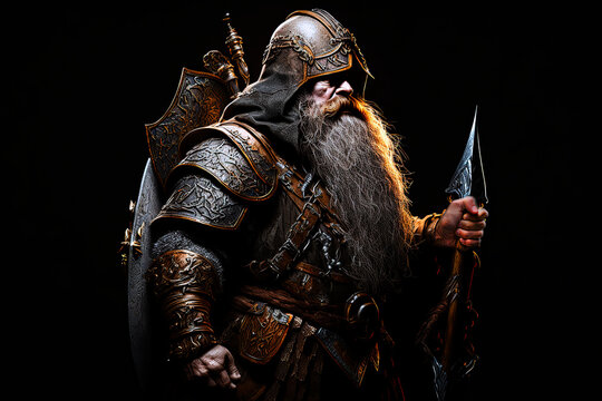 fantasy dwarf knight