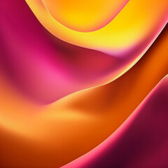 abstract background with waves - Abstract pink and Yellow background - Abstract Background - Generative AI