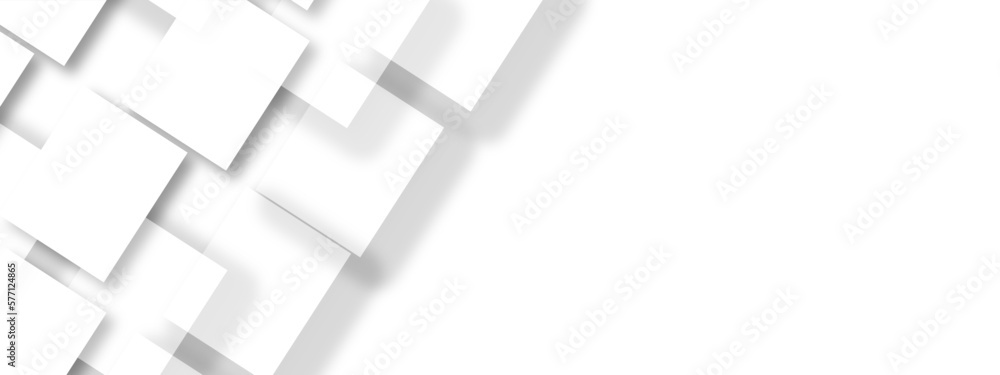Poster abstract background with white and gray color technology modern background design . geometric backgr