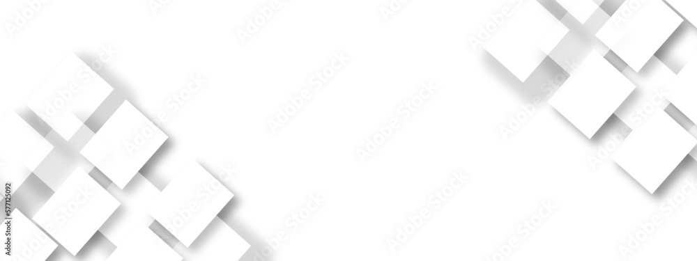 Poster abstract background with white and gray color technology modern background design . geometric backgr