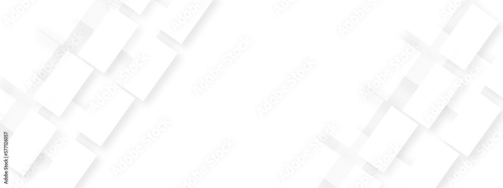 Poster abstract background with white and gray color technology modern background design . geometric backgr