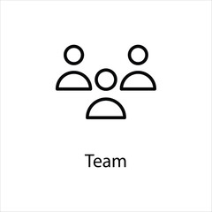 Team icon vector stock