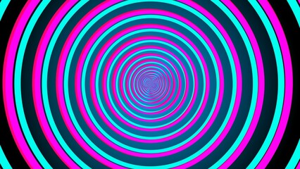 abstract colorful tunnel illustration background   