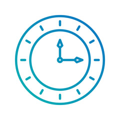 Wall Clock icon. sign for mobile concept and web design. vector illustration