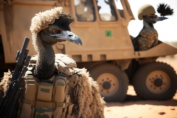 military Emu  © Yasir