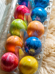 colourful Easter eggs 
