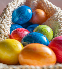 colourful Easter eggs 