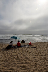 Beaches south of lima, Peru.