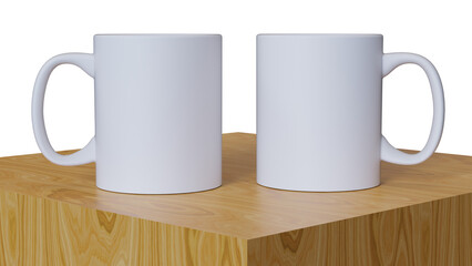 white cup of coffee  isolated on white