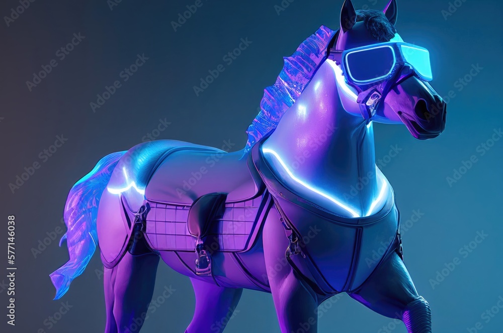 Poster horse hacker generative ai