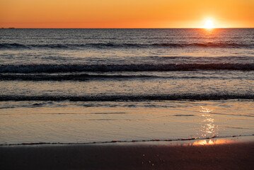 Sunset at the beach of Dooey, County Donegal, Ireland