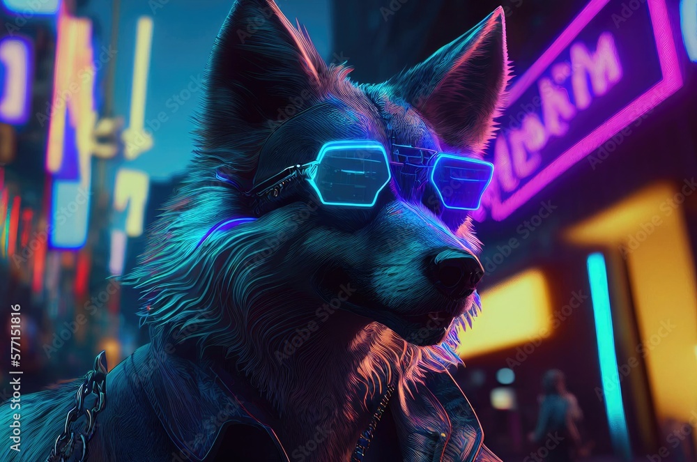 Poster wolf hacker generative ai