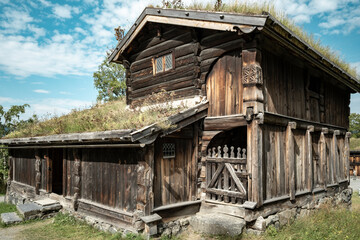 Museumsdorf in Lillehammer, Norwegen