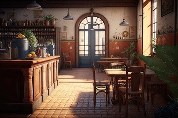 Old Style Coffee Shop / Coffee House / Cafe 4. Generative AI