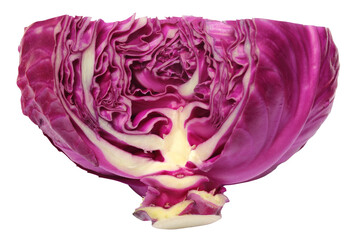 Closeup of red cabbage
