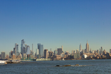 Daytime view of Manhattan Skyline