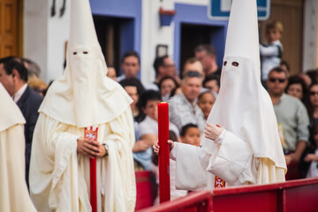 penitentes en semana santa