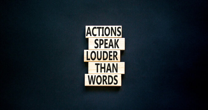 Actions Speak Louder Than Words Images – Browse 317 Stock Photos, Vectors, and Video | Adobe Stock