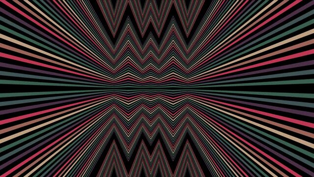 animation in 60s or 70s style retro vintage colors look background pulsing video 