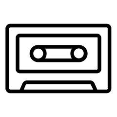 Obraz premium video tape icon