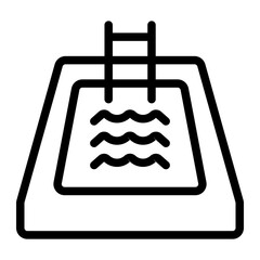 pool line icon