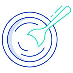 Obraz premium yogurt icon