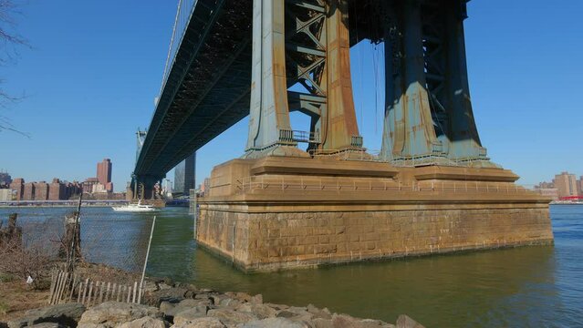 Manhattan Bridge Viewpoint at Dumbo Brooklyn - travel photography
