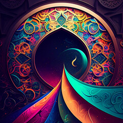 Arabic Islamic luxury Ramadan Background